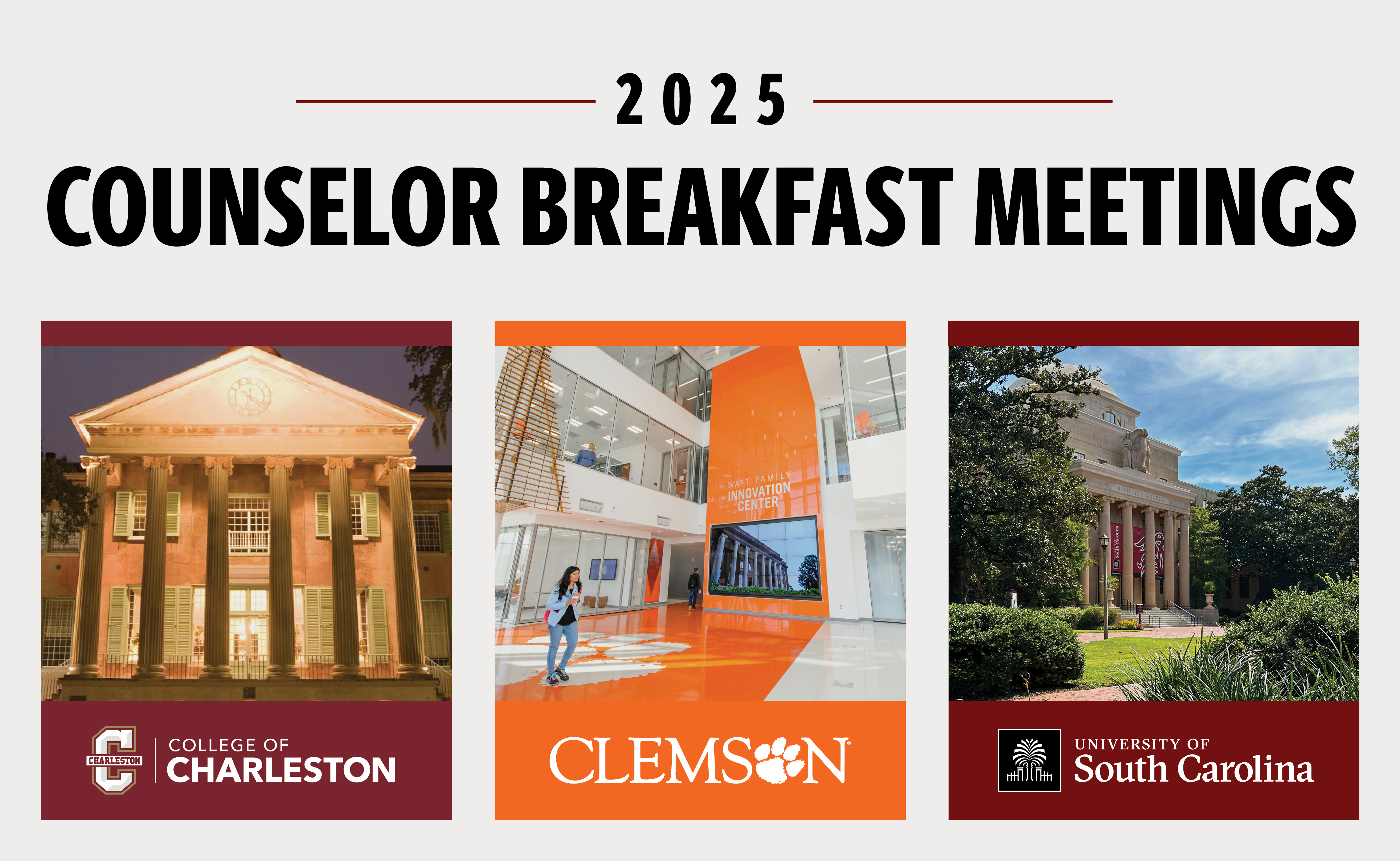 2025 Counselor Breakfast Meetings